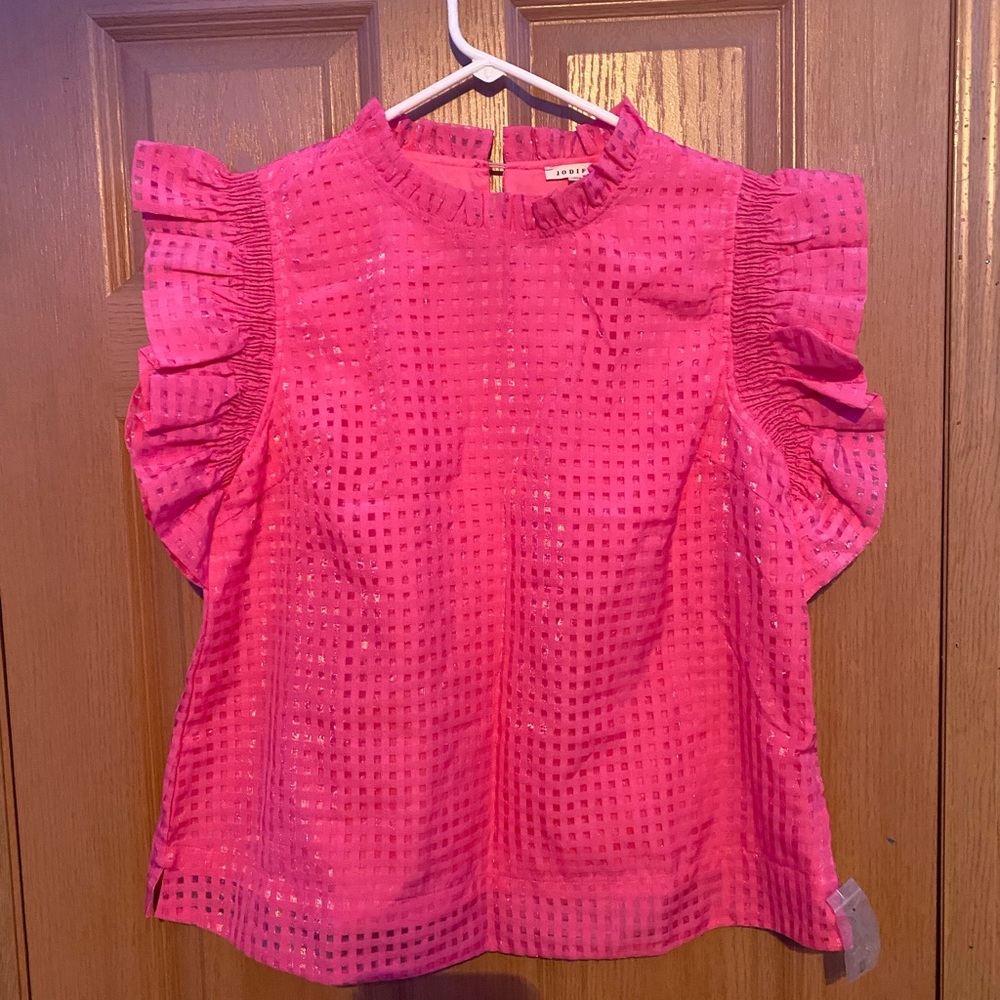 Pink boutique top